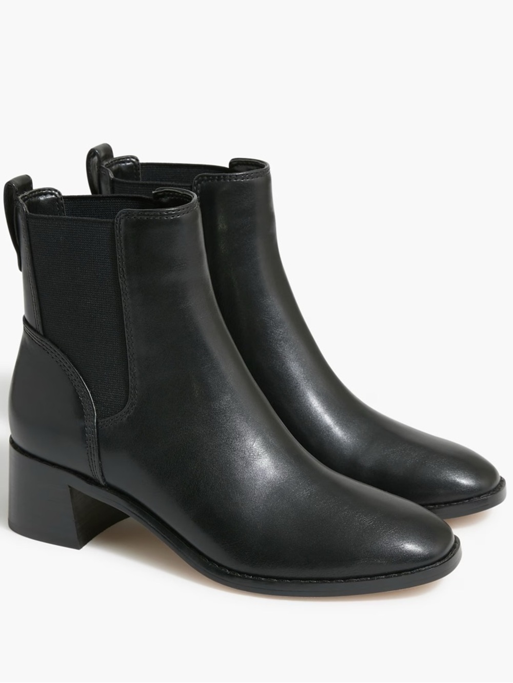 J. CREW Chelsea boots in Black Size 7 M BWOB $188 CA774